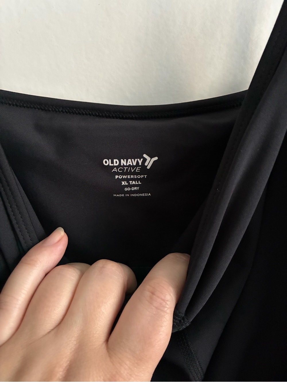 Old Navy Black Slim Spaghetti-Strap Jumpsuit - Picture 2 of 3